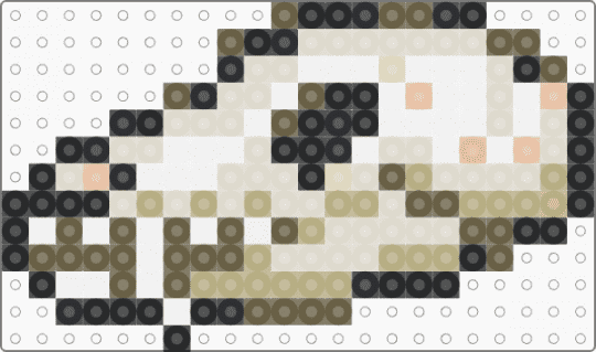 Skull - beige, tan