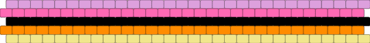 inverted mlm flag cuff - pink