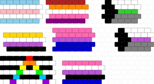pride flags v2 - pink,purple,gray