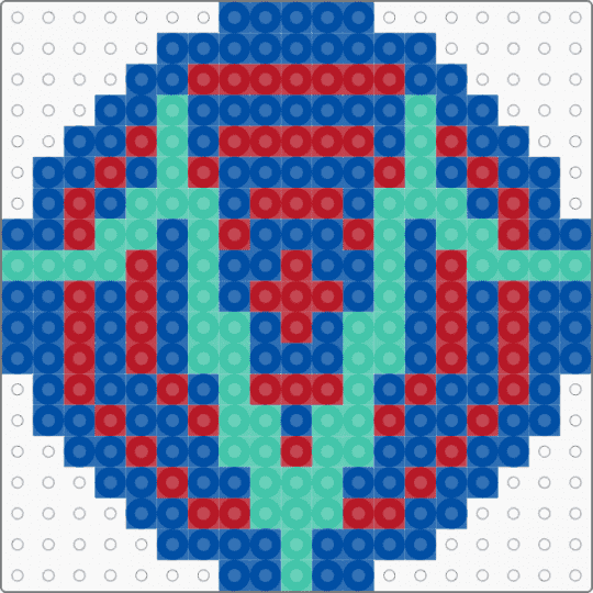 Voxtech - blue,vox,voxtech,hazbin,perler,logo,button