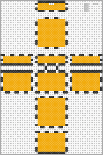 minecraft 3d chest - orange