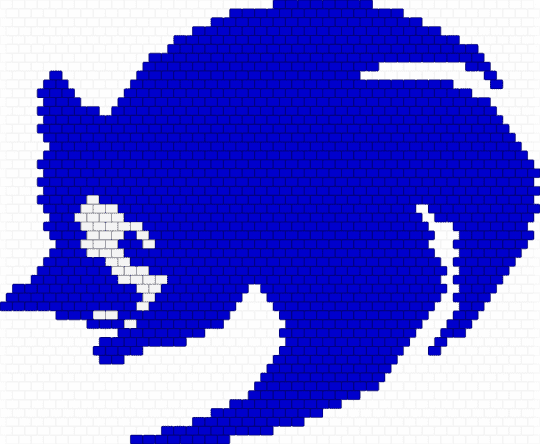 Sonic Silhouette Head (Side) - purple,sonic,silhouette,video game,sonic the hedgehog,portrait,blue,sega