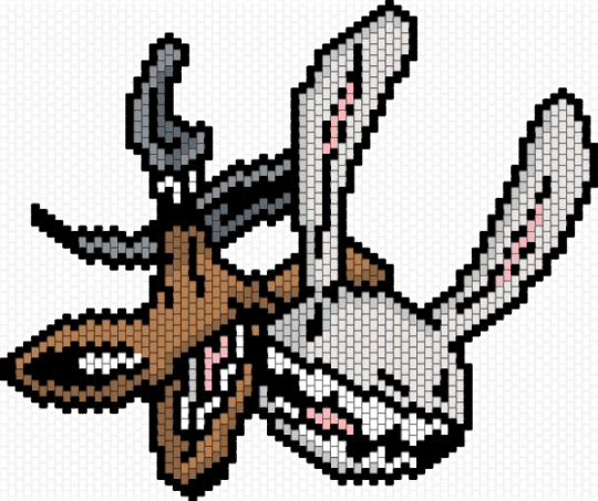 Sam & Max Headshot - white,tan,sam and max,video game,comic,medium large,large,freelance detectives,gay