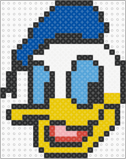 Donald Duck - yellow,light blue,blue,donald duck,duck,donald,disney,cartoon