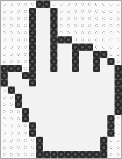 Windows Pointer Cursor - black,white,windows,cursor,pointer,finger,computer,click