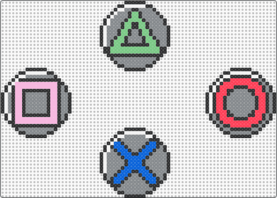 Playstation Button Symbols - gray,playstation,symbols,retro,gaming