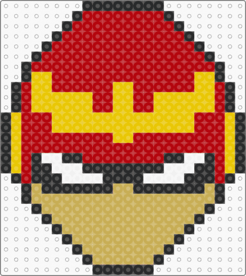 Captain Falcon - yellow,red,captain falcon,captain,falcon,nintendo,29x29
