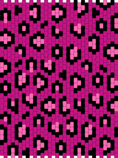 Animal Print Bag 1: Front + Back Panel (Option 1) - black,pink,bag,light pink,animal print,mcbling,leopard,y2k