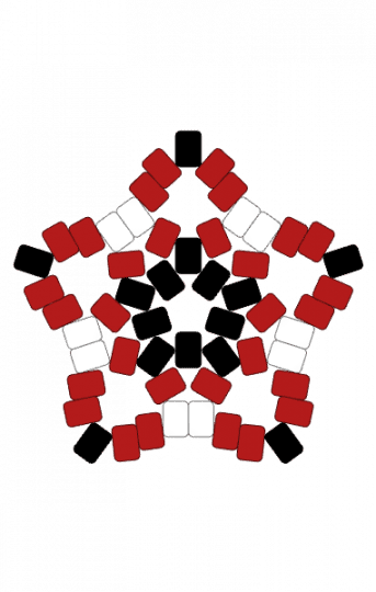 Red star - red, star
