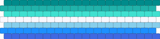 Gay pride flag - teal,light blue