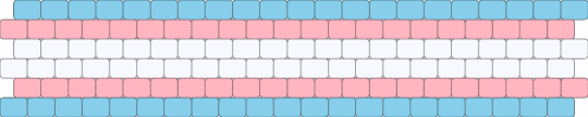 Trans peyote cuff - pink,light blue