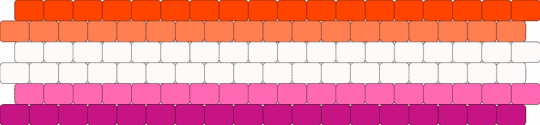 Lesbian peyote stitch - pink