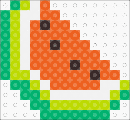 watermellom minecraft 24x24 - green, orange