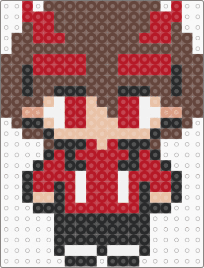 Mapicc plushie perler beads - red,brown,mapicc,lifesteal,unstable,doll,plushie