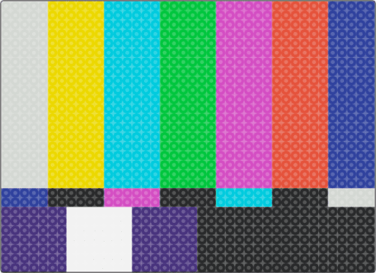 SMPTE color bars - beep, light blue, pink, purple, retro, tv