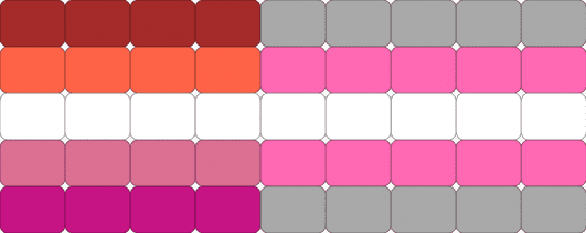 Demigirl + lesbian charm - pink