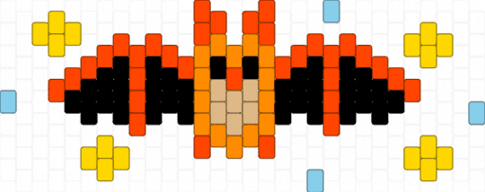 Cute lil guy >:D - red,orange,yellow