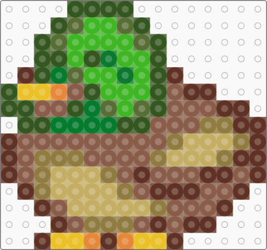 STARDEW VALLEY DUCK - brown,tan,gold,green