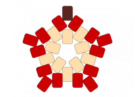 Apple star - apple, beige, cotdminiatures, food, red, red apple, star, twee, whimsy