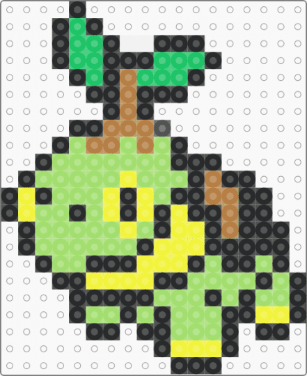 Turtwig - black,green