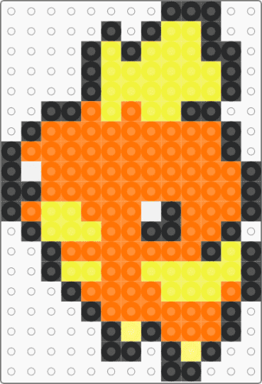 Torchic - yellow,orange