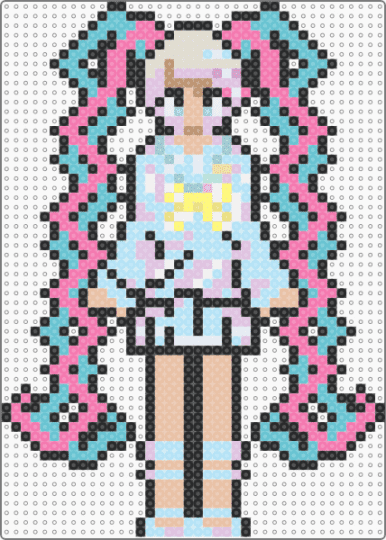 NEEDY STREAMER OVERDOSE KANGEL - pink,light blue