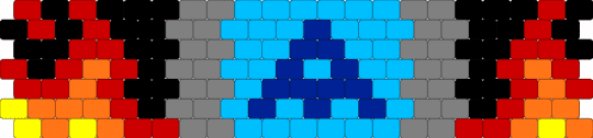 AM Ihnmaims - gray, light blue, red