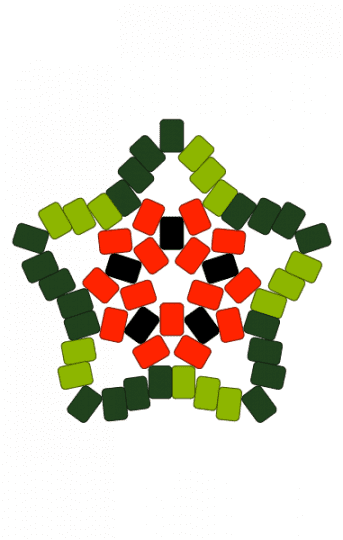 watermelon star - black, fruit, green, red, star, sweet, watermelon, yummy