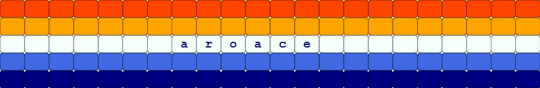 aroace ladder stich - aroace, blue, flag, lgbtqia, orange, purple, queer, red