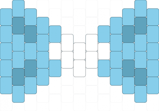 KAngel Bow Blue - light blue,kangel,nso,needy streamer overload,bow,charm,blue,kawaii,angel