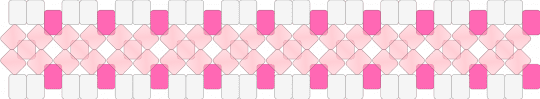 random pink + white rotator cuff base - pink,white