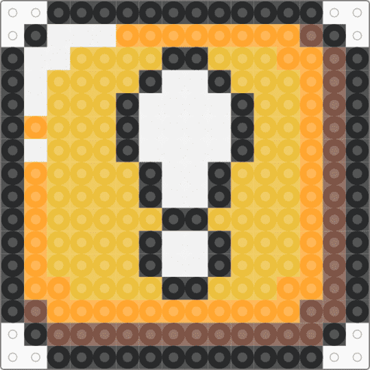 Exclamation Block - yellow,mario,bros,videogames,block,exclamation