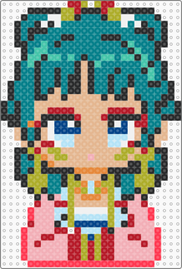 mao mao - red,beige,teal,maomao,anime,apothecary diaries