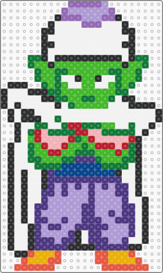 Piccolo - pink,green,purple
