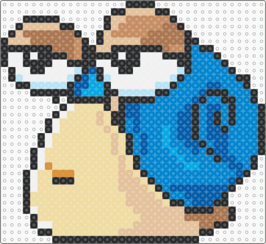 blue snail - beige,blue