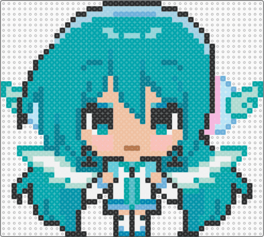 Angel miku - teal