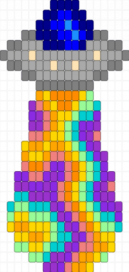UFO - purple,beige,orange,yellow,ufo,colorfull