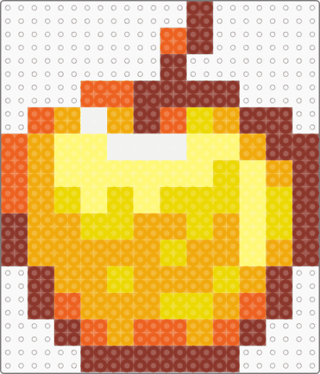 Minecraft Golden Apple - orange