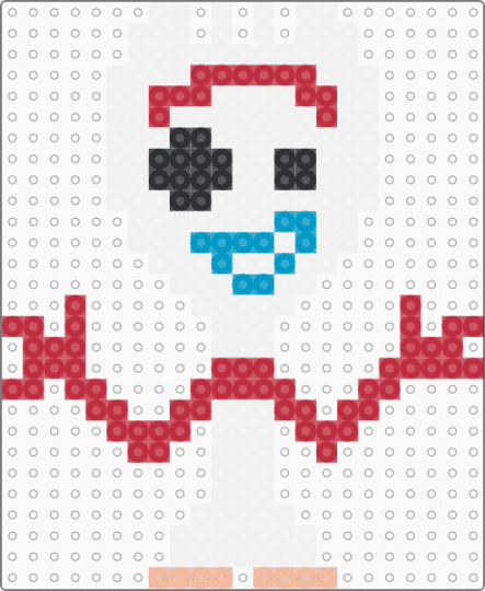 Forky🍴 🧸📖 Toy Story - red, white