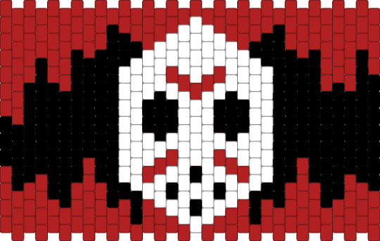 Friday the 13th - Jason cuff - white,red