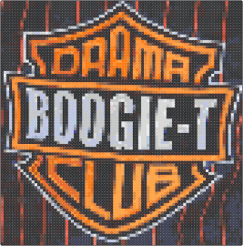 !!!?!? - drama club,boogie t,harley davidson,dj,edm,music,rhythmic,expression,white,orang