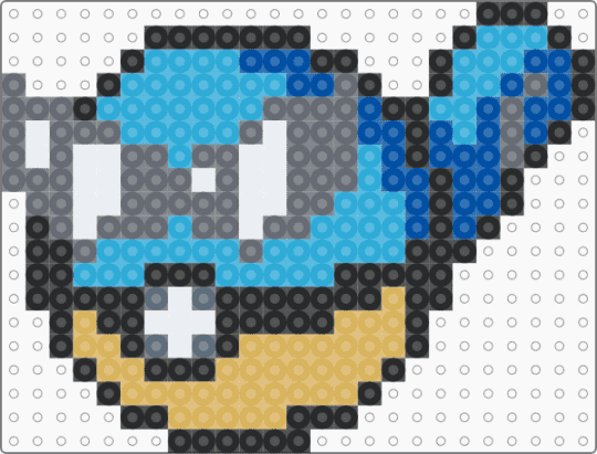 Squirtle Ball (Squirtle Squad) - gray,light blue