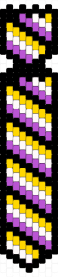 Nonbinary Tie - yellow,pink