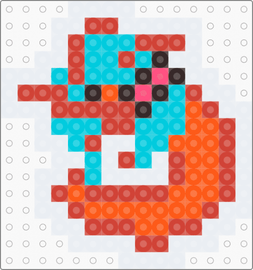 Shrimp Miku - red,light blue