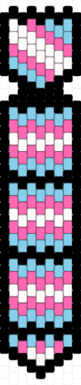Transgender tie ver. 1 - light blue,pink