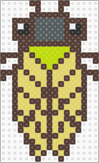 manfred the cicada - brown,yellow,bug,cicada,insect