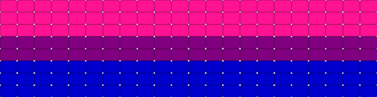 Bi flag cuff - pink,purple