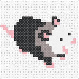 Opossum2 - opossum,rodent,animal,wildlife,black,white