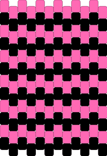 angel dust cuff - pink,black