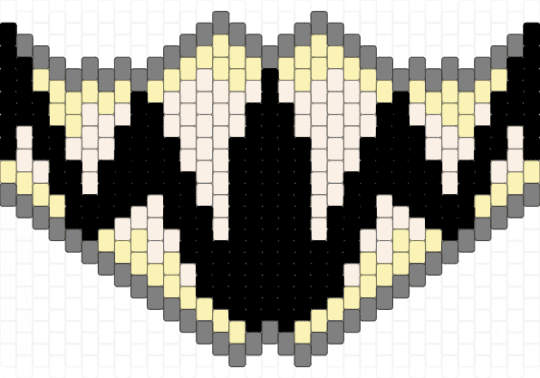 Teeth mask - yellow,gray